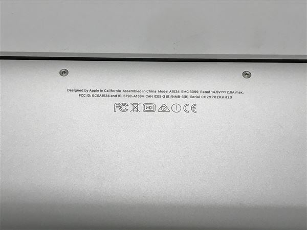 【中古】【安心保証】 MacBook 2017年 MNYH2J/A