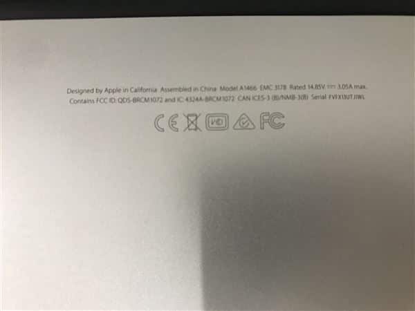 【中古】【安心保証】 MacBookAir 2017年 MQD42J/A