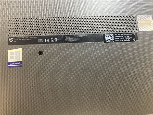 【中古】【安心保証】 Windows ノートPC 2019年 日本ヒューレット・パッカード