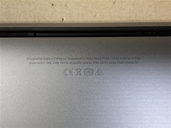 �y���Áz�y���S�ۏ؁z MacBookPro 2020�N MWP42J/A