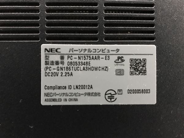 �y���Áz�y���S�ۏ؁z Windows �m�[�gPC 2019�N NEC