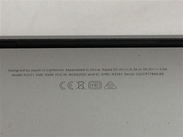 yÁzySۏ؁z MacBookPro 2020N MWP82J/A