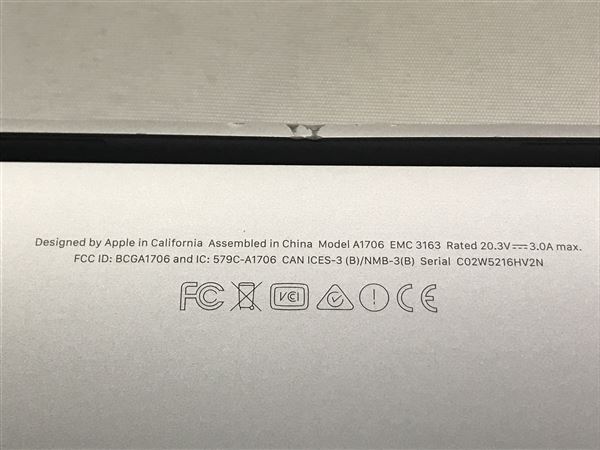 yÁzySۏ؁z MacBookPro 2017N MPXX2J/A