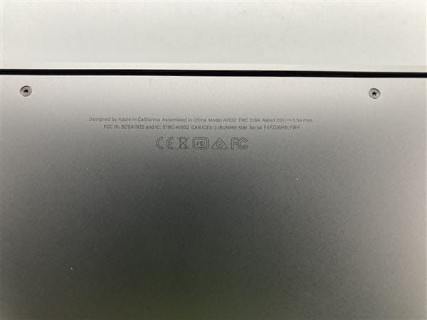 �y���Áz�y���S�ۏ؁z MacBookAir 2019�N MVFJ2J/A