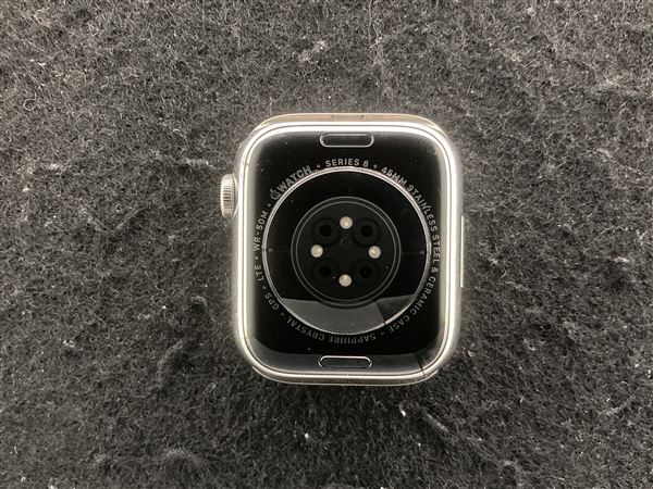 �y���Áz�y���S�ۏ؁z �o���h�� Series8[45mm/�Z�����[]�X�e�����X �V���o�[ Apple Watch