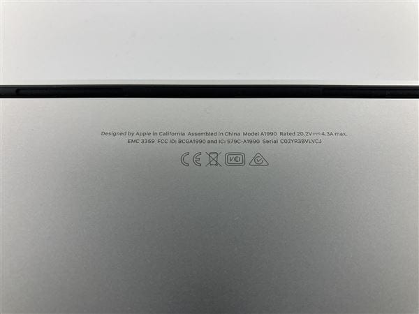 yÁzySۏ؁z MacBookPro 2019N MV932J/A