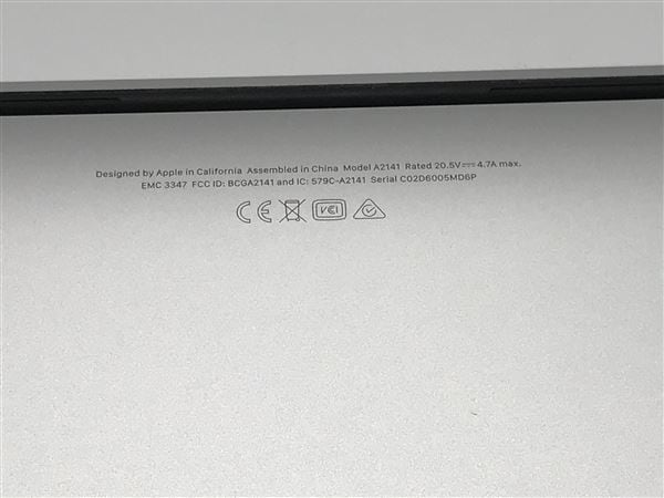 yÁzySۏ؁z MacBookPro 2019N MVVL2J/A