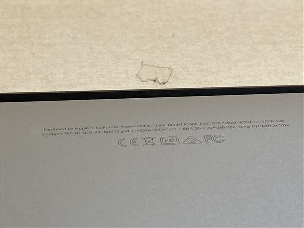 【中古】【安心保証】 MacBookAir 2017年 MQD32J/A