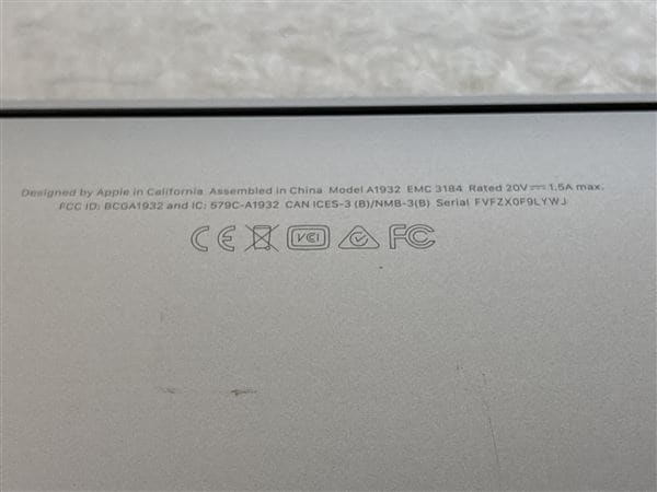 yÁzySۏ؁z MacBookAir 2019N MVFK2J/A