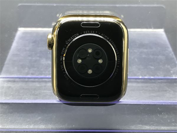 �y���Áz�y���S�ۏ؁z �o���h�� Series7[41mm/�Z�����[]�X�e�����X �S�[���h Apple Watch