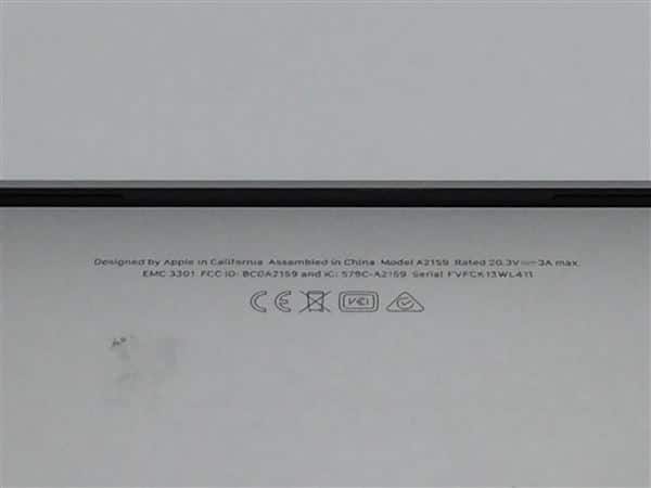 【中古】【安心保証】 MacBookPro 2019年 MUHQ2J/A
