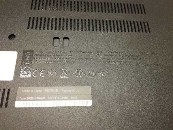 【中古】【安心保証】 Windows ノートPC 2019年 Lenovo