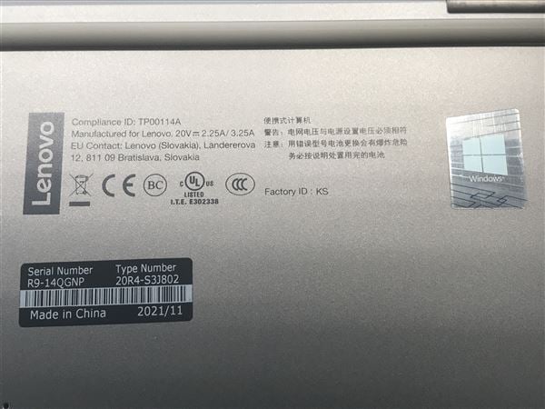 yÁzySۏ؁z Windows m[gPC 2020N Lenovo