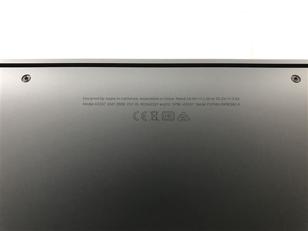 【中古】【安心保証】 MacBookAir 2020年 MGN63J/A
