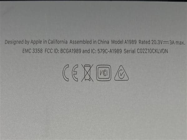 �y���Áz�y���S�ۏ؁z MacBookPro 2019�N MV9A2J/A