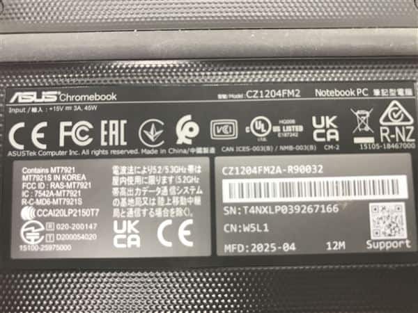 �y���Áz�y���S�ۏ؁z Chrome �m�[�gPC 2020�N ASUS