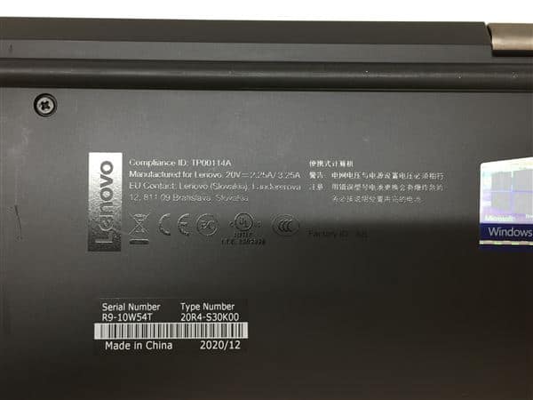 【中古】【安心保証】 Windows ノートPC 2020年 Lenovo