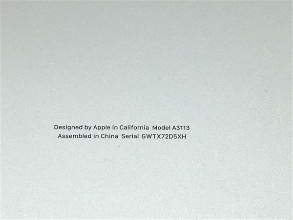 【中古】【安心保証】 MacBookAir 2024年 MXCU3J/A