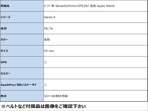 �y���Áz�y���S�ۏ؁z Series9[45mm/GPS]�A���~ �e�F Apple Watch