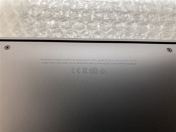 【中古】【安心保証】 MacBookAir 2020年 MGN63J/A
