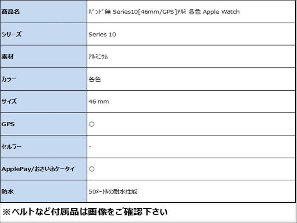 �y���Áz�y���S�ۏ؁z �o���h�� Series10[46mm/GPS]�A���~ �e�F Apple Watch