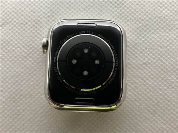�y���Áz�y���S�ۏ؁z Series6[40mm/�Z�����[]�X�e�����X �V���o�[ Apple Watch