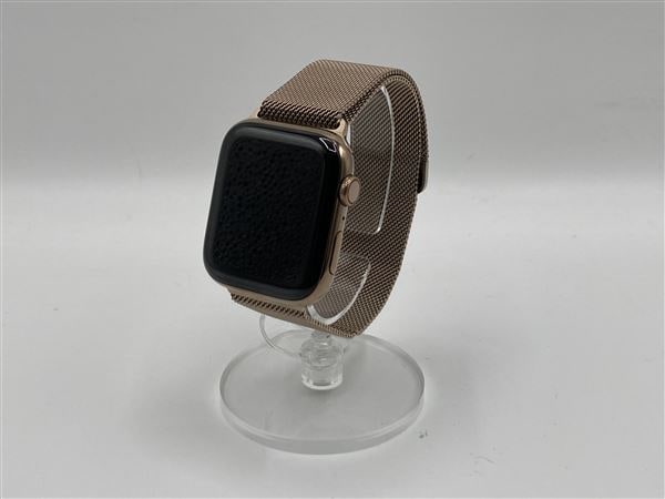 �y���Áz�y���S�ۏ؁z Series4[44mm/�Z�����[]�X�e�����X �S�[���h Apple Watch