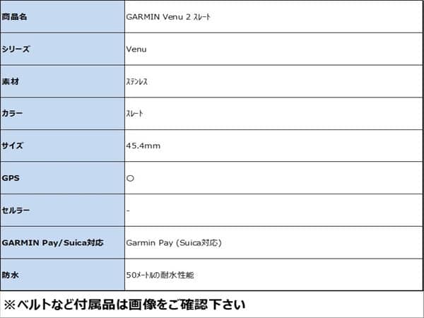【中古】【安心保証】 GARMIN Venu 2 スレート