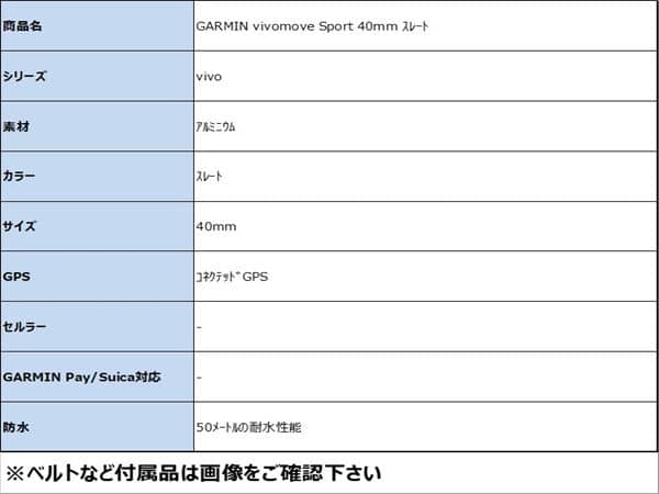 �y���Áz�y���S�ۏ؁z GARMIN vivomove Sport 40mm �X���[�g