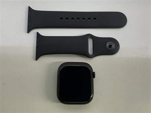 �y���Áz�y���S�ۏ؁z Series10[46mm/�Z�����[]�A���~ �W�F�b�g�u���b�N Apple Watch