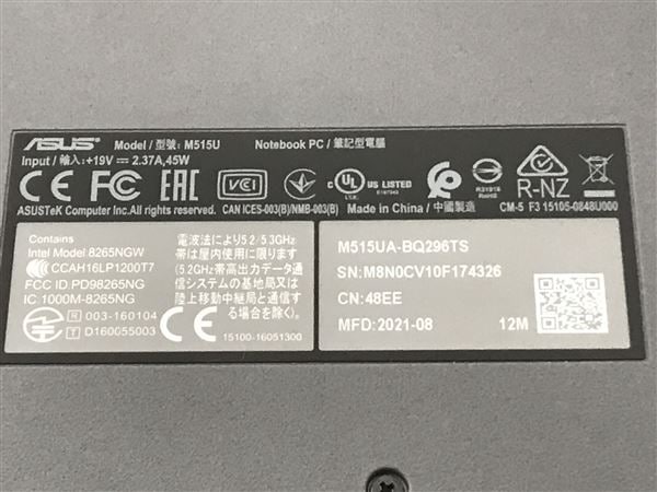 �y���Áz�y���S�ۏ؁z Windows �m�[�gPC 2021�N ASUS