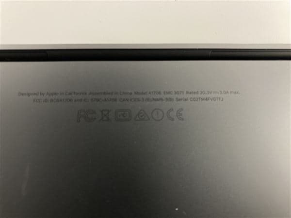 【中古】【安心保証】 MacBookPro 2016年 MLH12J/A