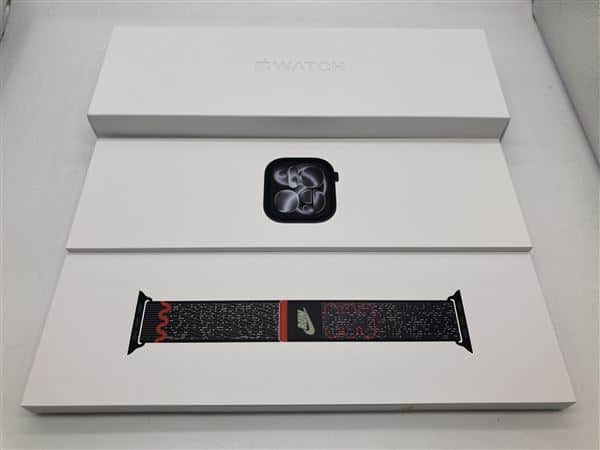 �y���Áz�y���S�ۏ؁z Series11[46mm/GPS]�A���~ �W�F�b�g�u���b�N Apple Watch