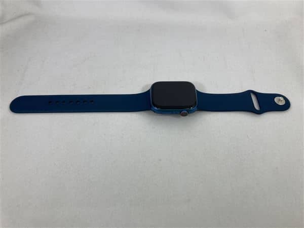 �y���Áz�y���S�ۏ؁z Series7[45mm/�Z�����[]�A���~ �u���[ Apple Watch