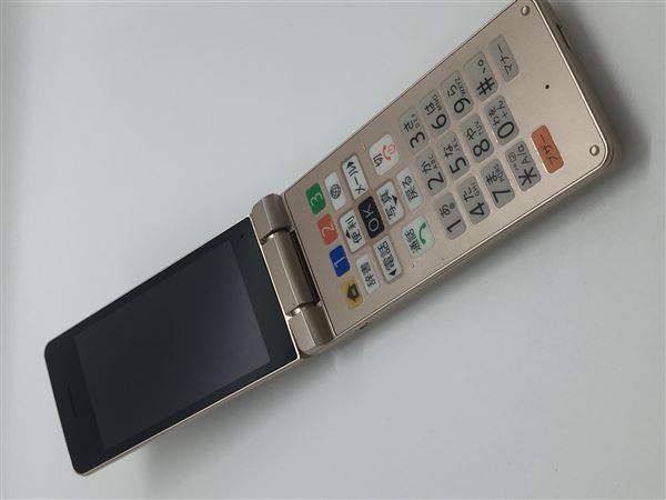 使用少 SIMフリー かんたん携帯11 ゴールド☆ A207SH ナノSIM かんたん