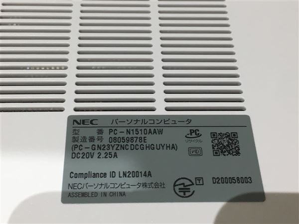 �y���Áz�y���S�ۏ؁z Windows �m�[�gPC 2020�N NEC