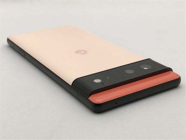【中古】【安心保証】 Google Pixel 6[128GB] SIMフリー カインダコーラル