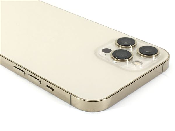【中古】【安心保証】 iPhone12 Pro Max[128GB] SoftBank MGCW3J ゴールド