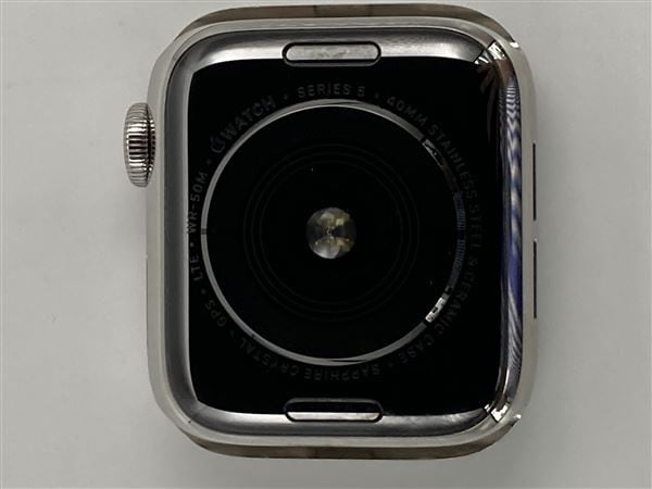 �y���Áz�y���S�ۏ؁z Series5[40mm/�Z�����[]�X�e�����X �V���o�[ Apple Watch