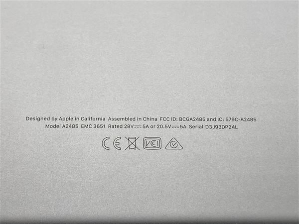yÁzySۏ؁z MacBookPro 2021N MK1F3J/A
