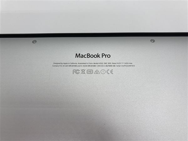 yÁzySۏ؁z MacBookPro 2015N MF839J/A