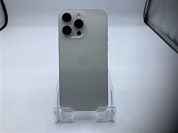 �y���Áz�y���S�ۏ؁z iPhone15 Pro Max[256GB] SoftBank �z���C�g�`�^�j�E��