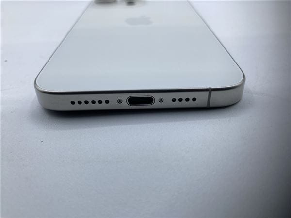 �y���Áz�y���S�ۏ؁z iPhone15 Pro Max[256GB] SoftBank �z���C�g�`�^�j�E��