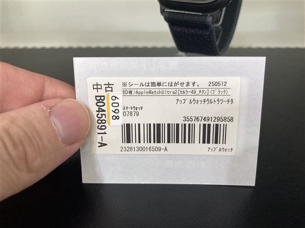 �y���Áz�y���S�ۏ؁z Ultra2[49mm/�Z�����[]�`�^�� �u���b�N Apple Watch