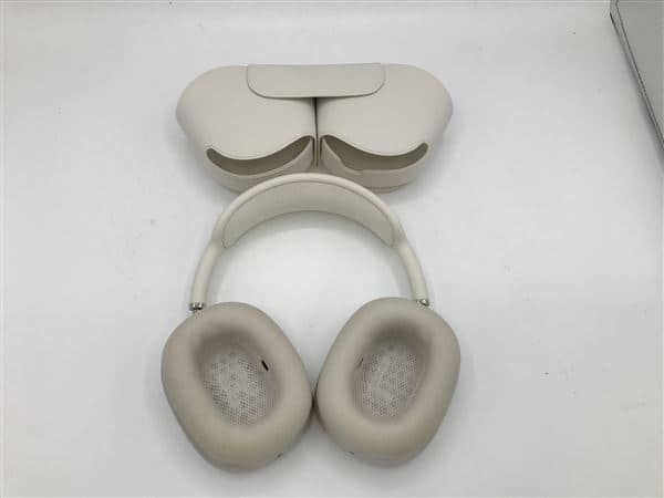 【中古】【安心保証】 AirPods Max 第1世代 USB-C充電(スターライト)MWW53ZA