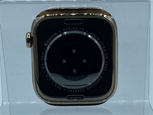 �y���Áz�y���S�ۏ؁z �o���h�� Series10[46mm/�Z�����[]�`�^�� �S�[���h Apple Watch