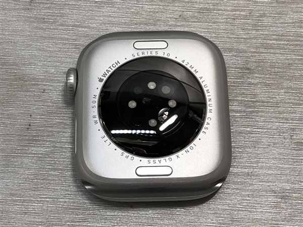 �y���Áz�y���S�ۏ؁z Series10[42mm/�Z�����[]�A���~ �V���o�[ Apple Watch