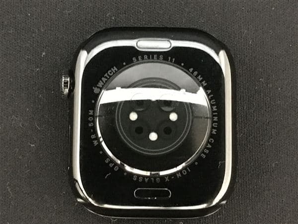 �y���Áz�y���S�ۏ؁z Series11[46mm/GPS]�A���~ �W�F�b�g�u���b�N Apple Watch