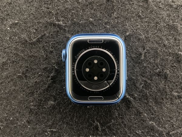 �y���Áz�y���S�ۏ؁z Series7[41mm/GPS]�A���~ �u���[ Apple Watch