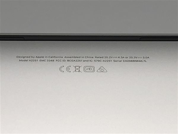 yÁzySۏ؁z MacBookPro 2020N MWP72J/A